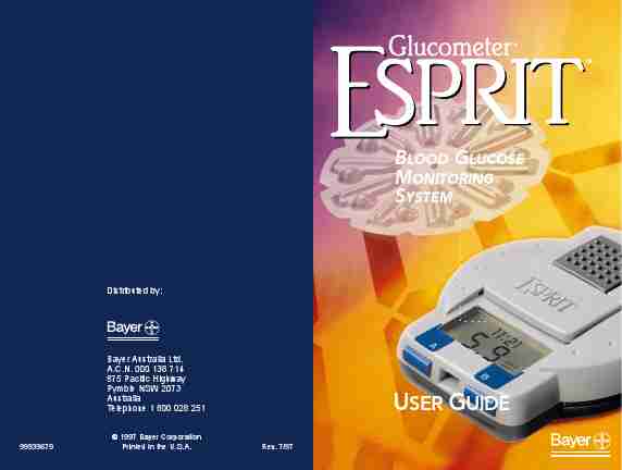 Bayer HealthCare Blood Glucose Meter ESPRIT-page_pdf